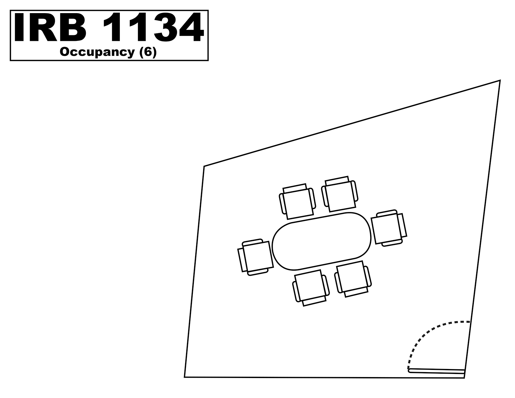 IRB1134 floorplan