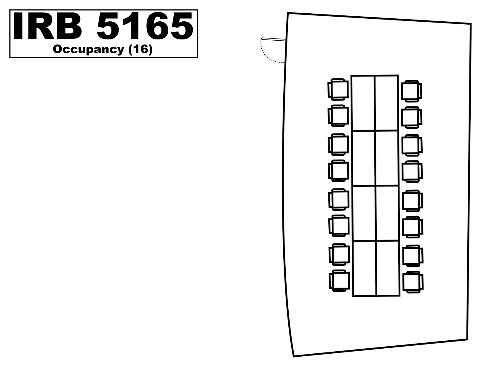 IRB5165 floorplan